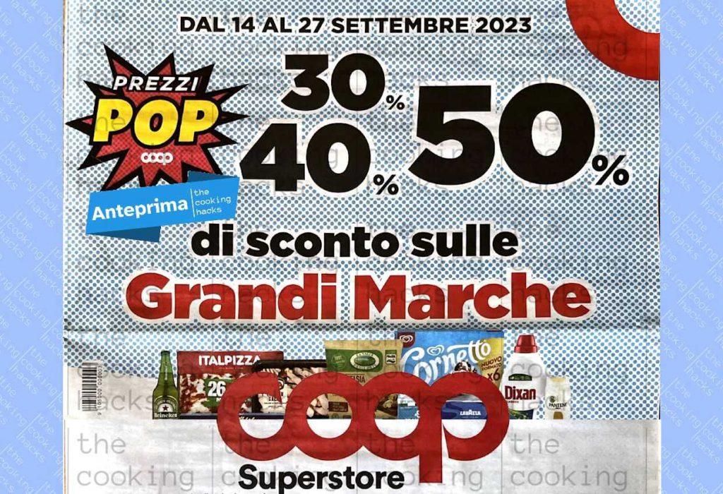 Volantino Coop dal 14 al 27 settembre 2023