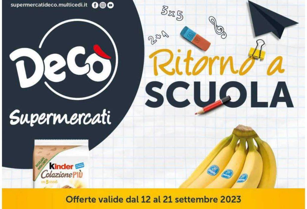 Volantino Decò Supermercati dal 12 al 21 settembre 2023