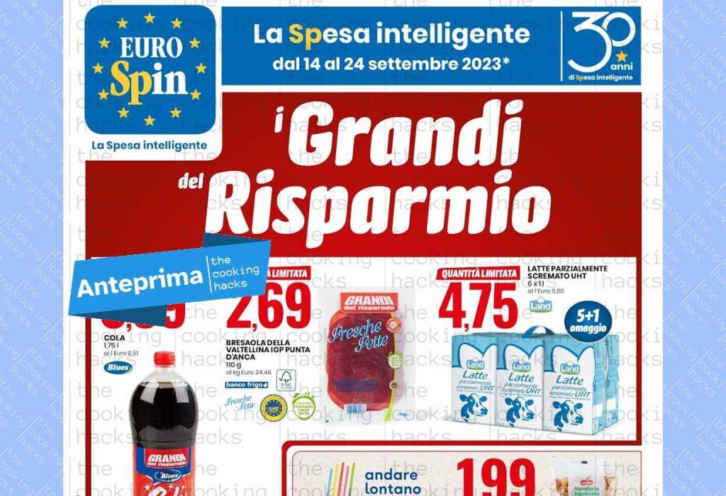 Volantino Eurospin dal 14 al 24 settembre 2023