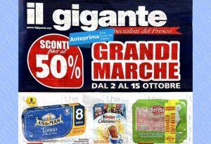 Volantino Il Gigante dal 2 al 15 ottobre 2023