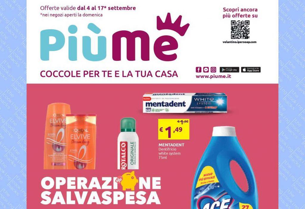 Volantino Ipersoap Più Me dal 4 al 17 settembre 2023