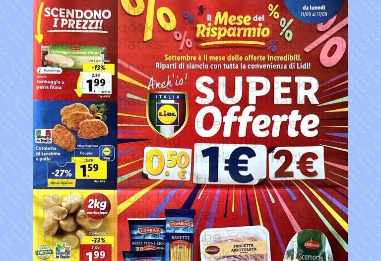 Volantino Lidl dal 11 al 17 settembre 2023