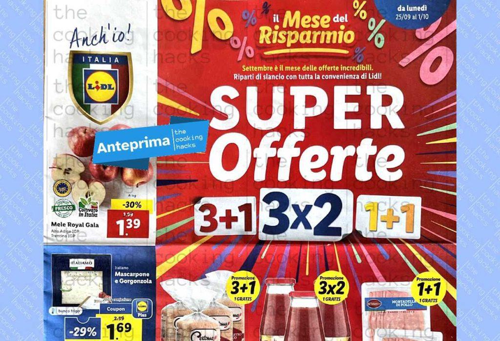 Volantino Lidl anteprima prossima settimana dal 25 settembre al 1 ottobre 2023