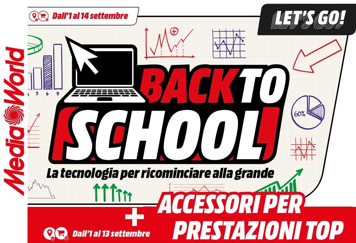 Volantino Mediaworld dal 1 al 14 settembre 2023