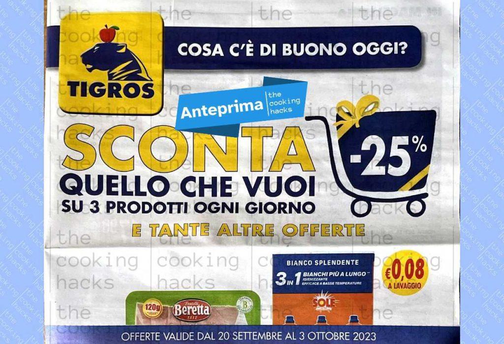 Volantino Tigros dal 20 settembre al 3 ottobre 2023