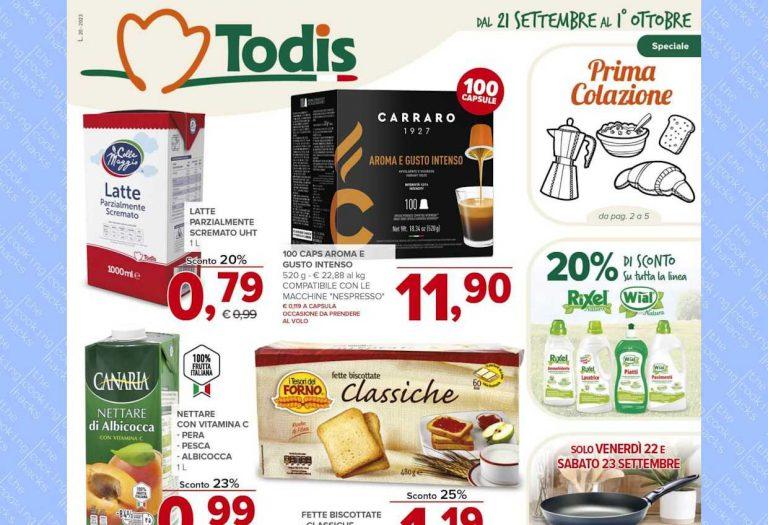Volantino Todis dal 21 al 1 ottobre 2023