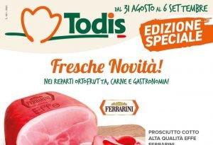 Volantino Todis Speciale dal 31 agosto al 6 settembre 2023