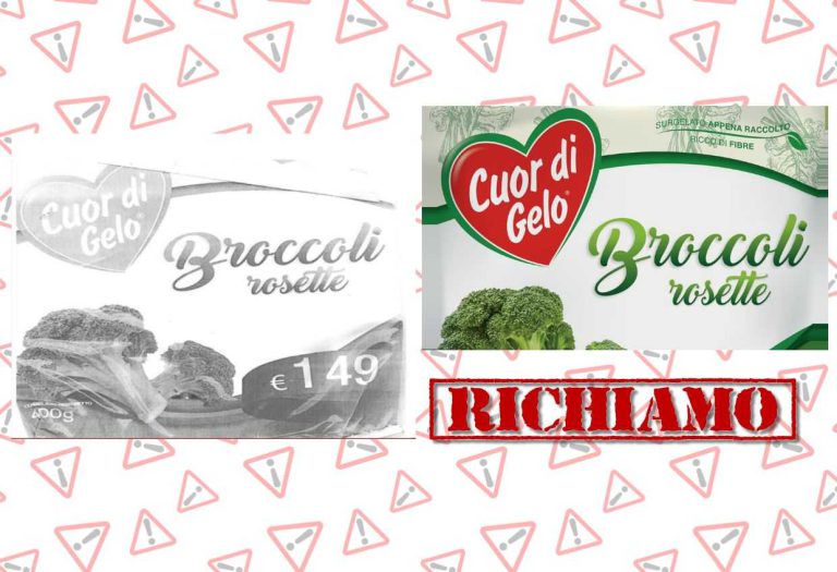 Richiamo di broccoli a rosette per rischio chimico legato agli alcaloidi del tropano