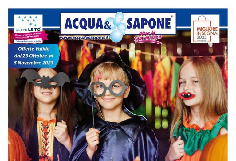 Volantino Acqua e Sapone Sicilia dal 23 ottobre al 5 novembre 2023