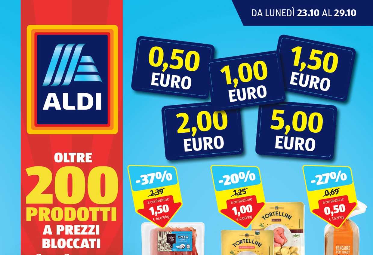 Volantino Aldi Dal Al Ottobre