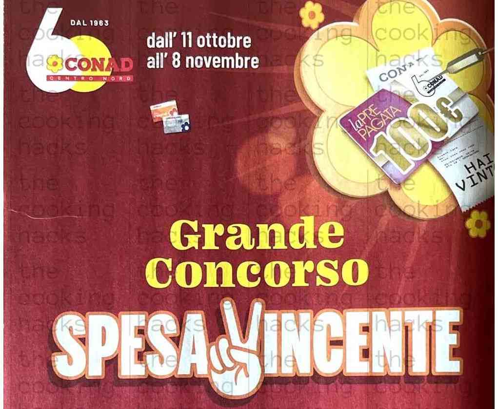 Concorso Spesa Vincente Conad del volantino Conad City Lombardia dal 11 al 24 ottobre 2023