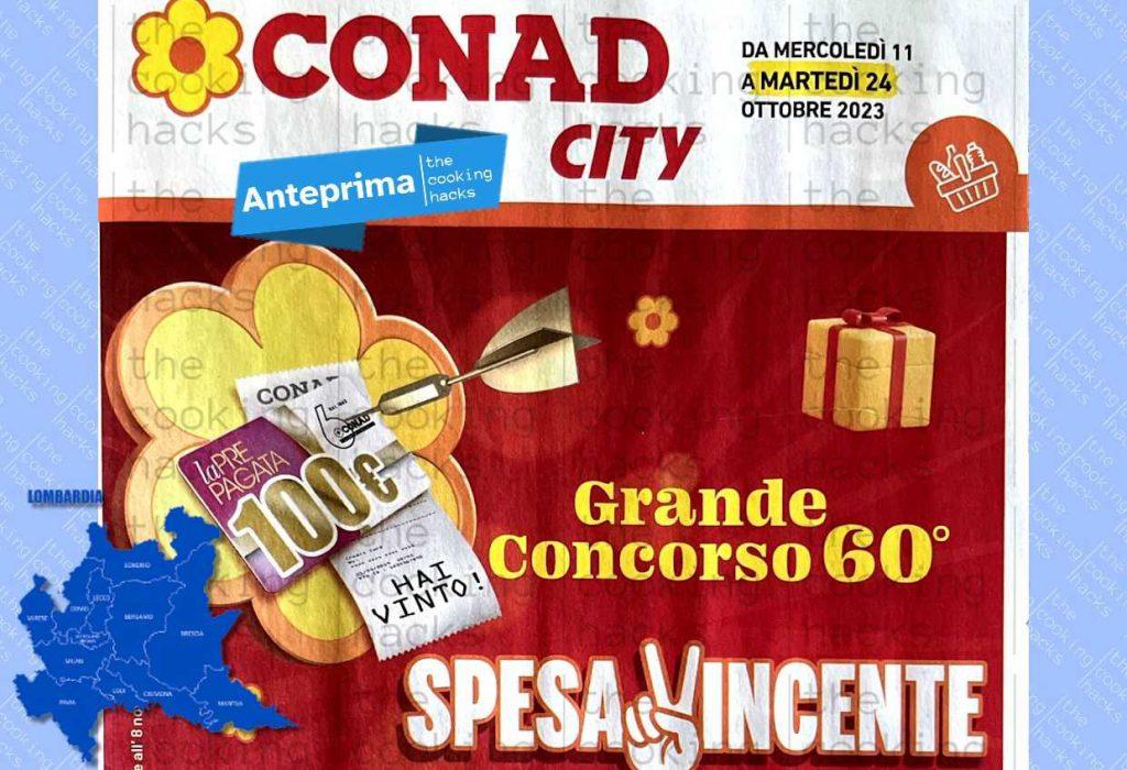 Volantino Conad City Lombardia dal 11 al 24 ottobre 2023