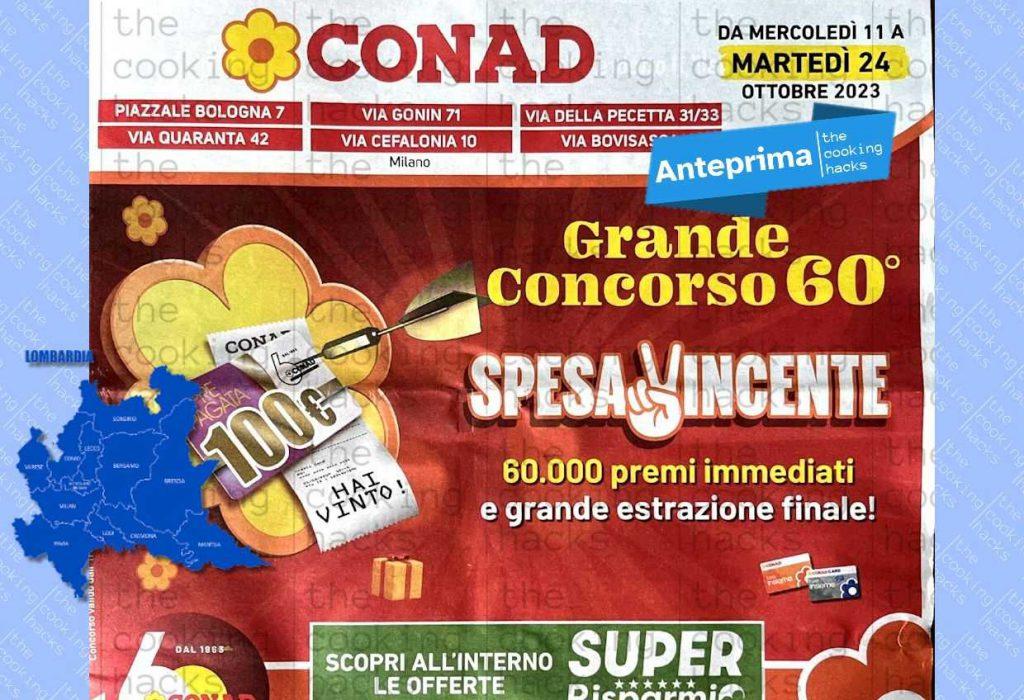 Volantino Conad Lombardia dal 11 al 24 ottobre 2023