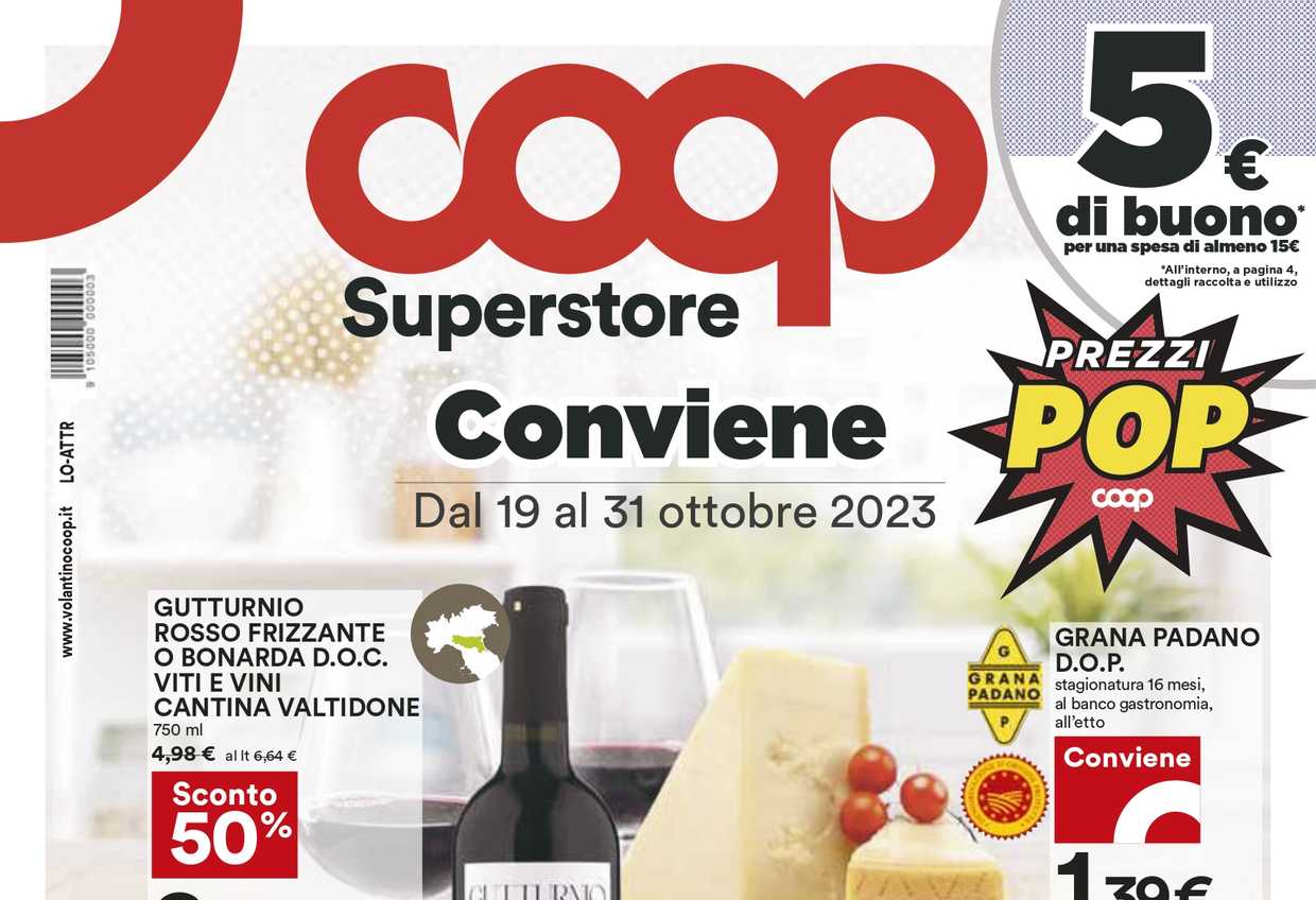 Coop e le offerte di Halloween 2023 dal 19 al 31 ottobre 2023