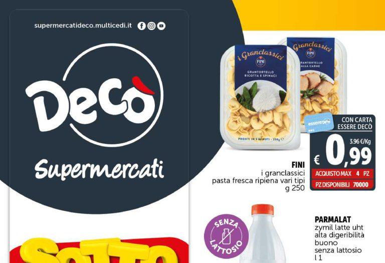 Volantino Decò Supermercati dal 17 al 26 ottobre 2023