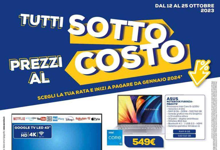 Volantino Euronics dal 12 al 25 ottobre 2023