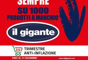 Volantino Il Gigante per il Trimestre Anti-Inflazione