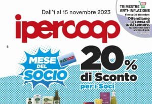 Anteprima volantino Ipercoop dal 1 al 15 novembre 2023