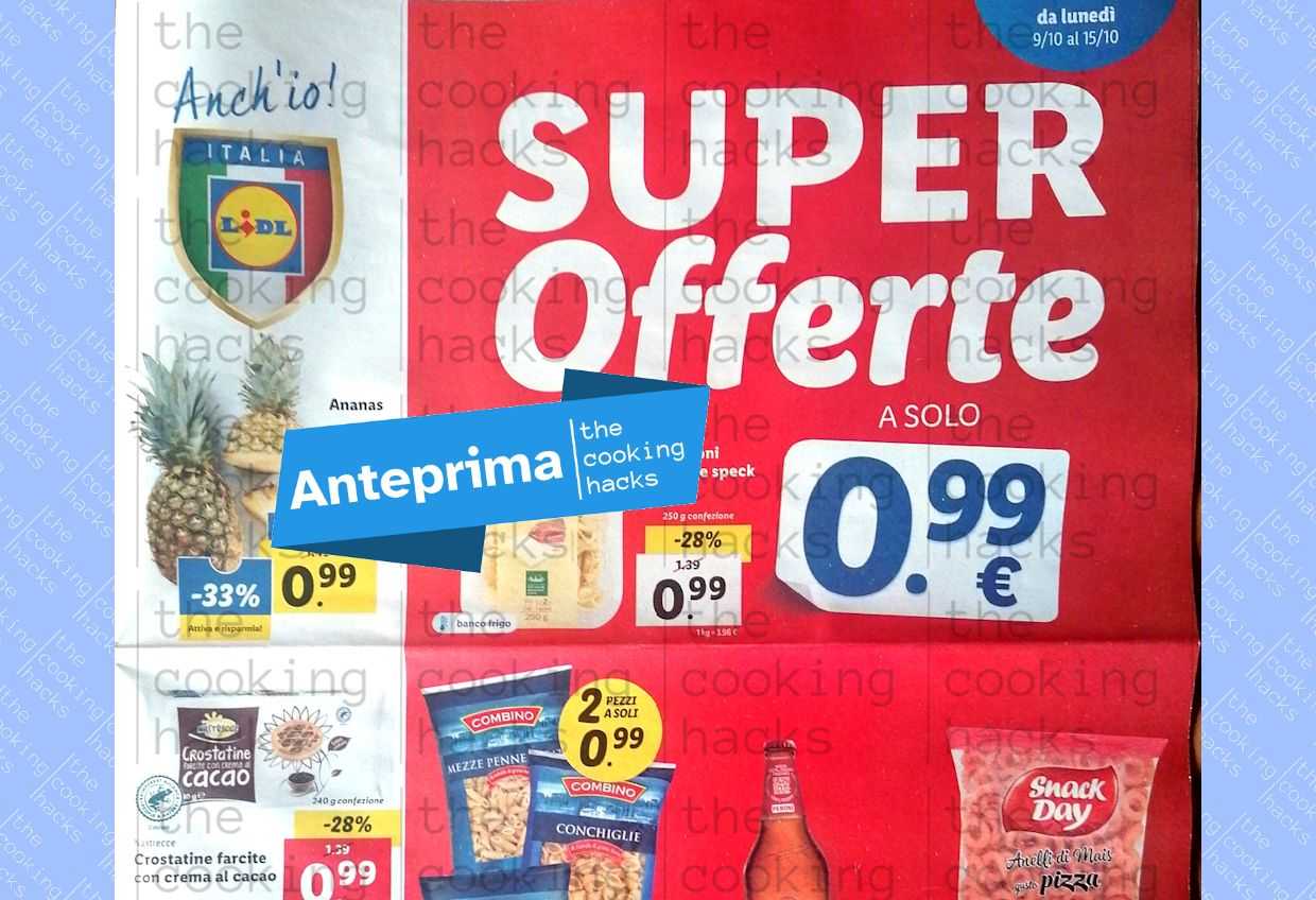 Volantino Lidl dal 9 al 15 ottobre 2023 in anteprima prossima settimana