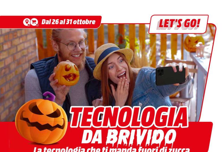 Volantino Mediaworld dal 26 al 31 ottobre 2023