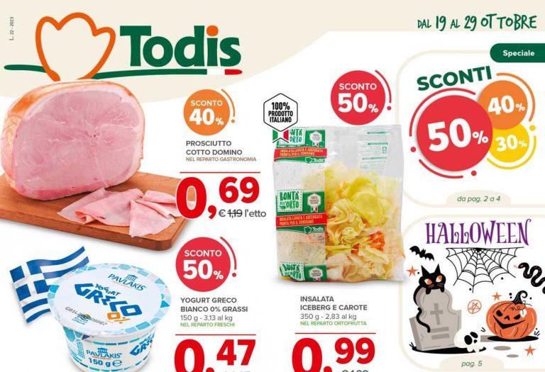 Volantino Todis dal 19 al 29 ottobre 2023
