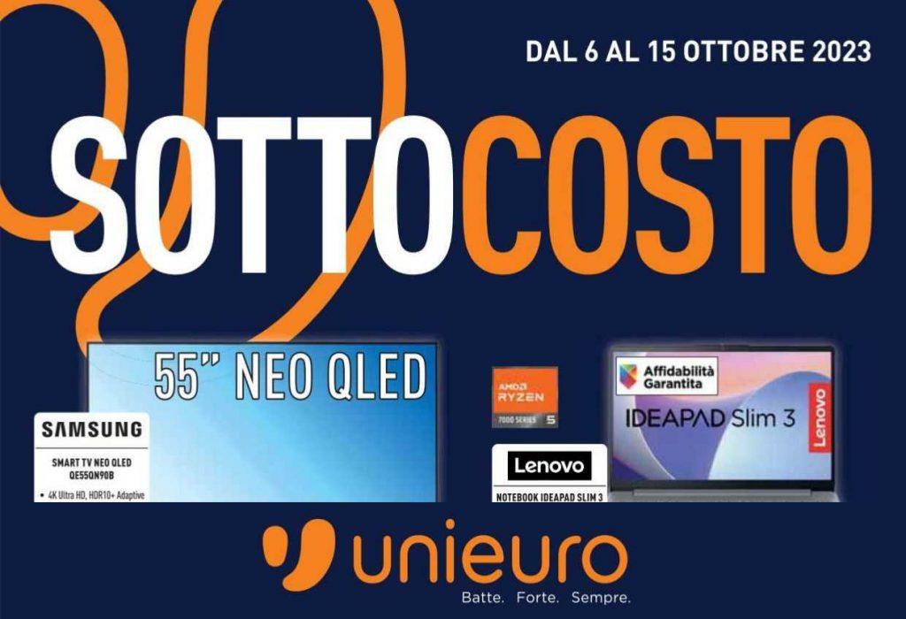 Volantino Unieuro dal 6 al 15 ottobre 2023