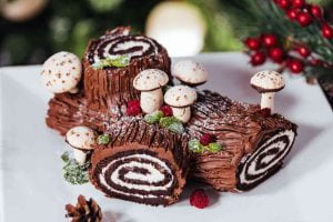 Tronchetto di Natale al cioccolato e crema al mascarpone