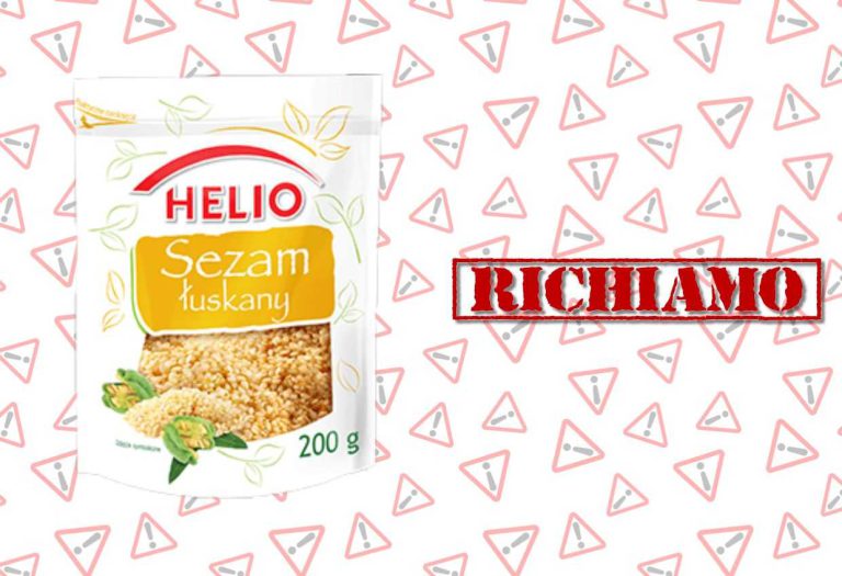 Richiamo di semi di sesamo sgusciati per presenza di Salmonella