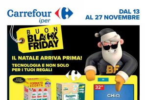 Anteprima del volantino Carrefour Iper dal 13 al 27 novembre 2023: Buon Black Friday