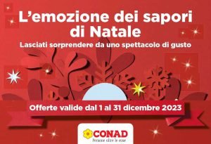 Anteprima Volantino Conad Natale 2023, le offerte in Lombardia dal 1 al 31 dicembre 2023
