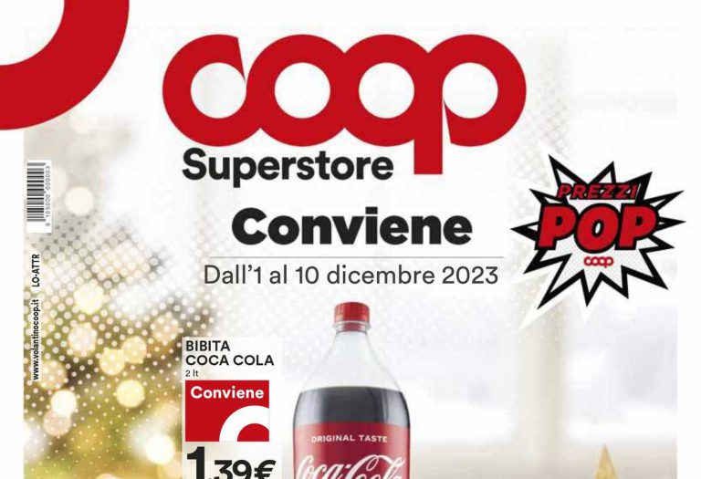 Volantino Coop dal 1 al 10 dicembre 2023 in anteprima: le offerte Aspettando il Natale