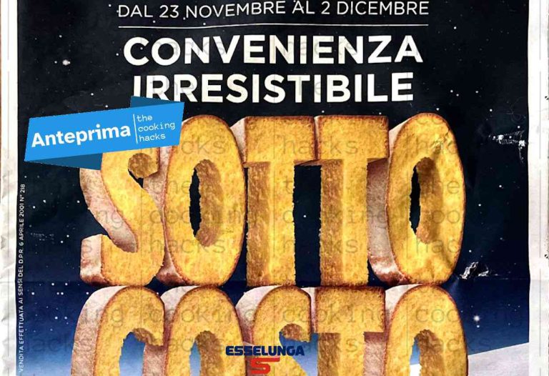 Volantino Esselunga dal 23 novembre al 2 dicembre 2023 in anteprima
