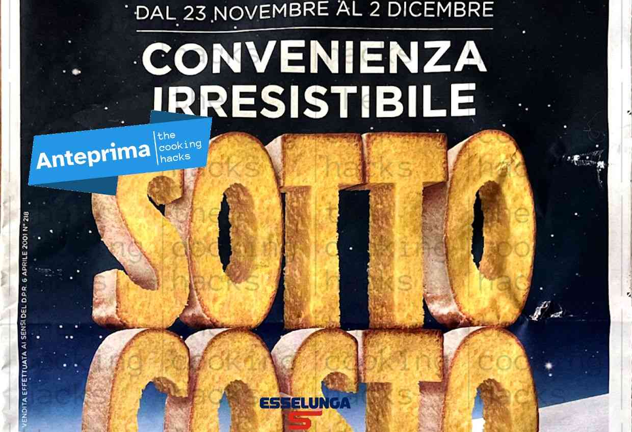 Volantino Esselunga dal 23 novembre al 2 dicembre 2023 in anteprima