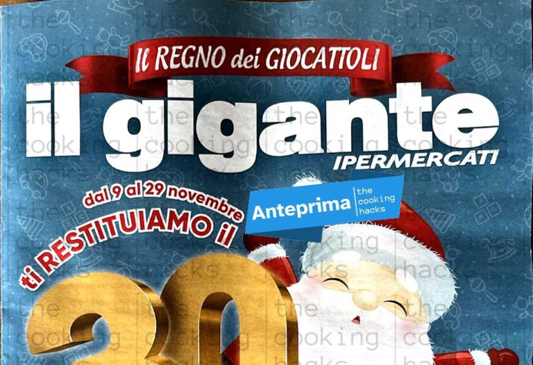 Volantino Il Gigante Giochi di Natale 2023, in anteprima le offerte dal 9 al 29 novembre 2023
