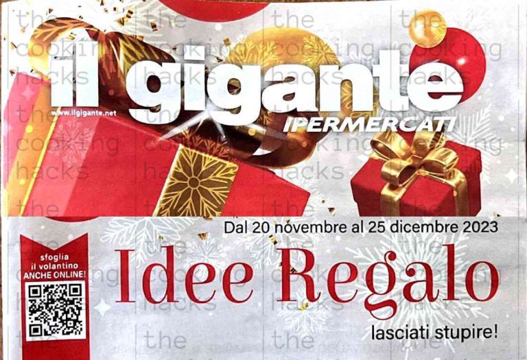 Anteprima del volantino Il Gigante Idee regalo di Natale 2023 dal 20 novembre al 25 dicembre 2023