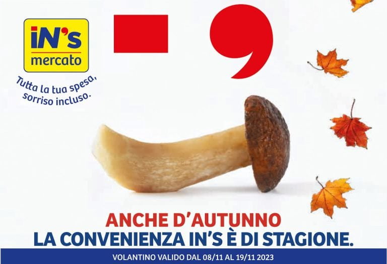 Anteprima del volantino In's Mercato dal 8 al 19 novembre 2023