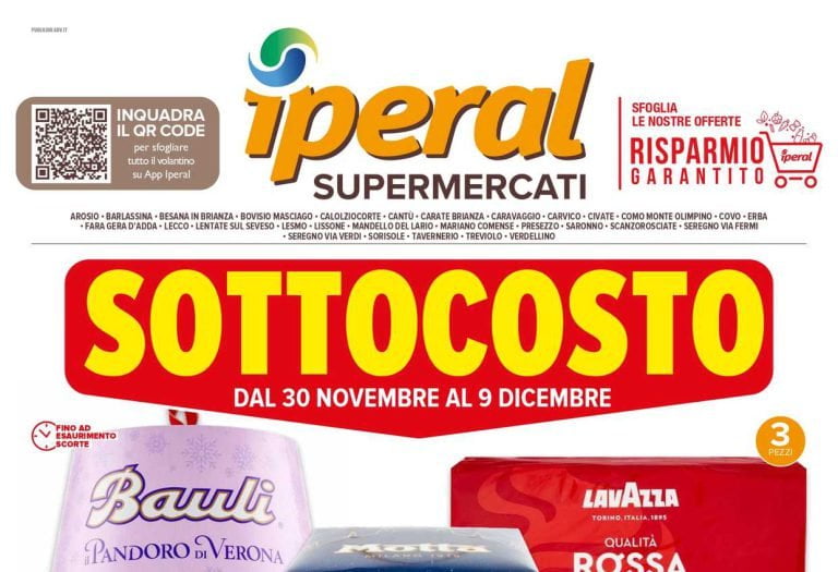 Volantino Iperal dal 30 novembre al 12 dicembre 2023 in anteprima: Sottocosto