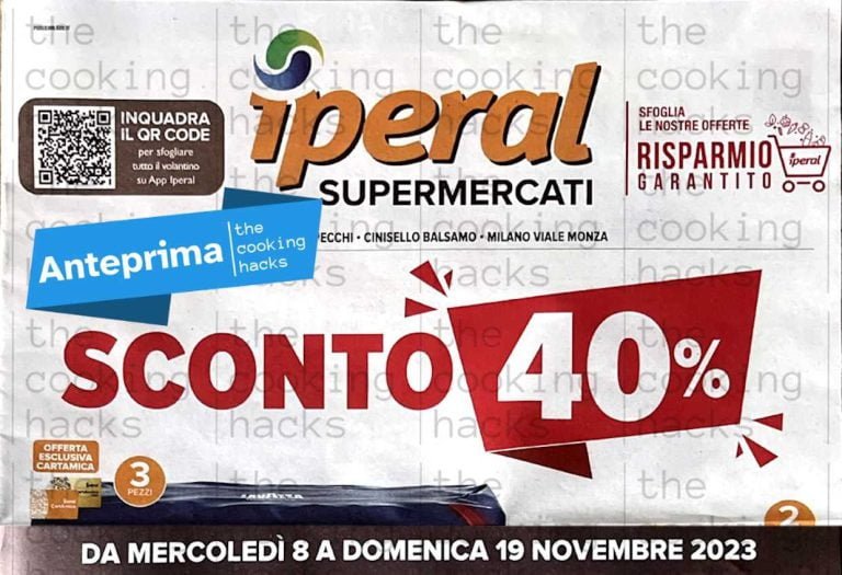 Anteprima del volantino Iperal dal 8 al 19 novembre 2023