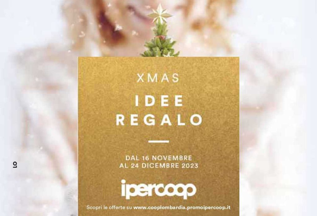 Anteprima del volantino Ipercoop Regali di Natale dal 16 novembre al 24 dicembre 2023: Xmas idee regalo
