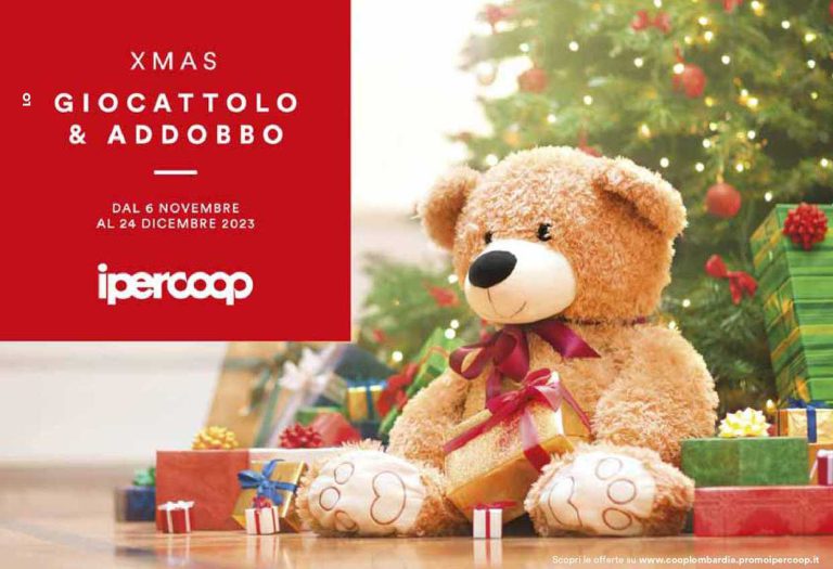 Volantino Ipercoop Natale Giocattoli e Addobbi 2023