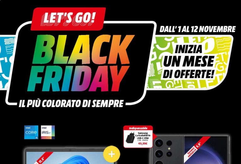 Volantino Mediaworld dal 1 al 12 novembre 2023