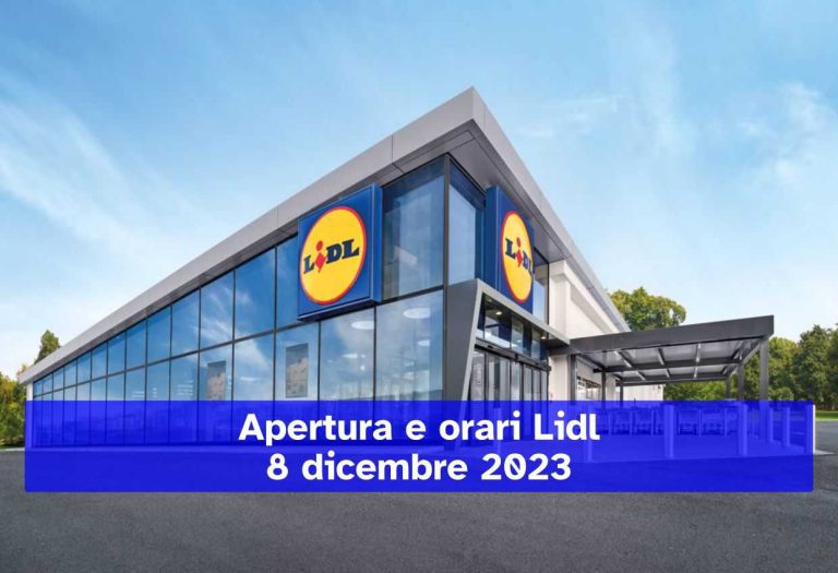 Gli orari di Lidl per l'8 dicembre 2023: come sapere quali punti vendita faranno l'apertura per l'Immacolata
