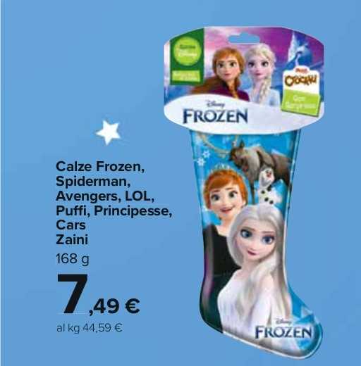 Offerte Carrefour calza Frozen