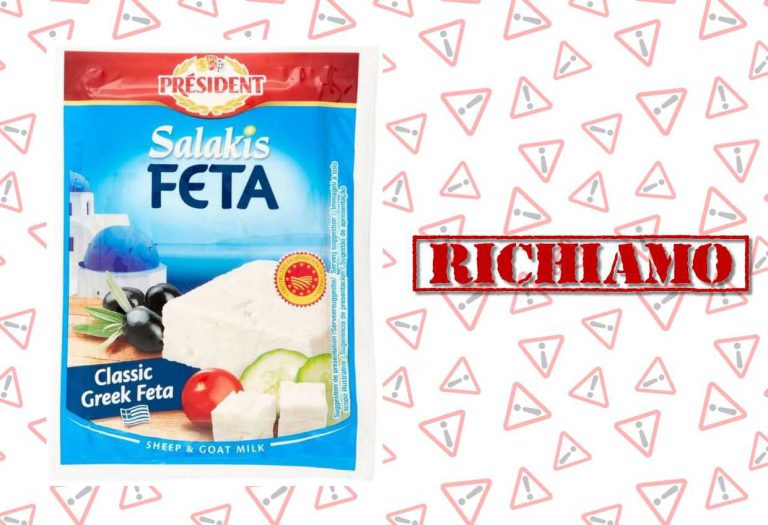 Richiamo di Feta a causa della possibile presenza di Salmonella, l'avviso del Ministero e di Iper