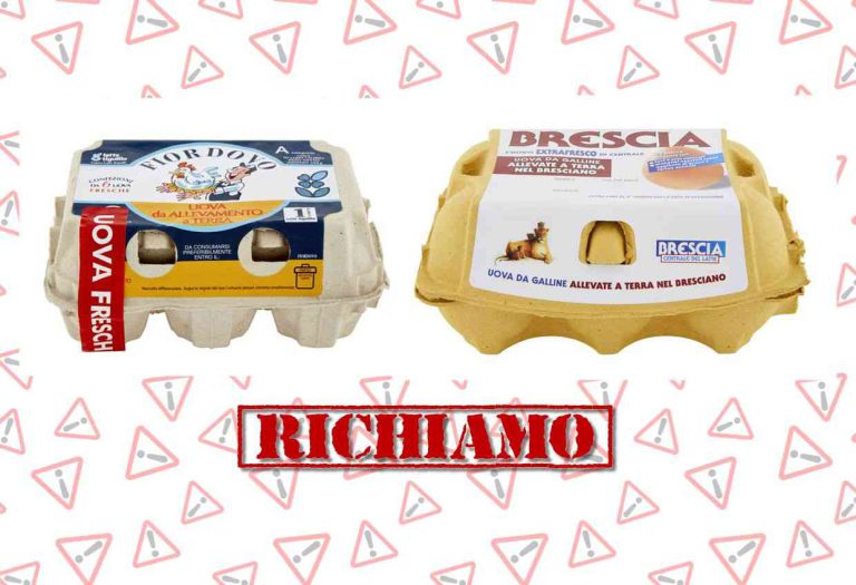 Richiamate altre uova fresche per rischio microbiologico anche da Esselunga, Coop, Carrefour, Il Gigante e Iperal
