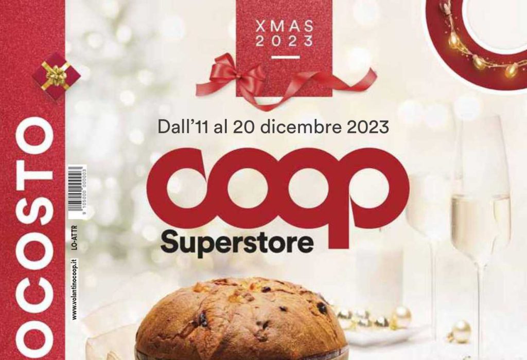 Volantino Coop dal 11 al 20 dicembre 2023 in anteprima con le offerte Sottocosto