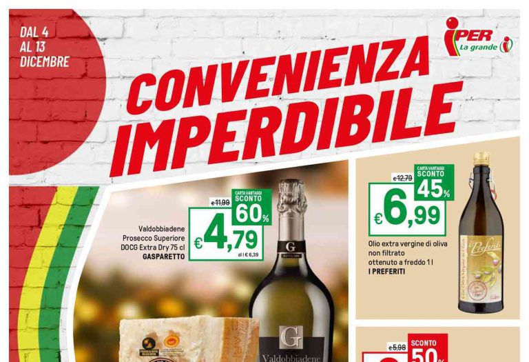 Volantino Iper dal 4 al 13 dicembre 2023 in anteprima, Convenienza imperdibile e speciale Toscana e Lazio