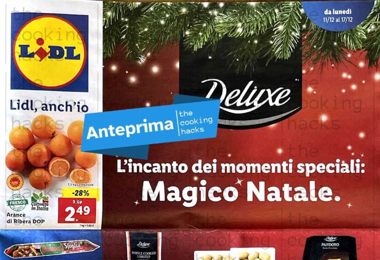 Volantino Lidl dal 11 al 17 dicembre 2023 in anteprima prossima settimana, dal buono sconto di 5 € ai regali di Natale e Parkside Performance