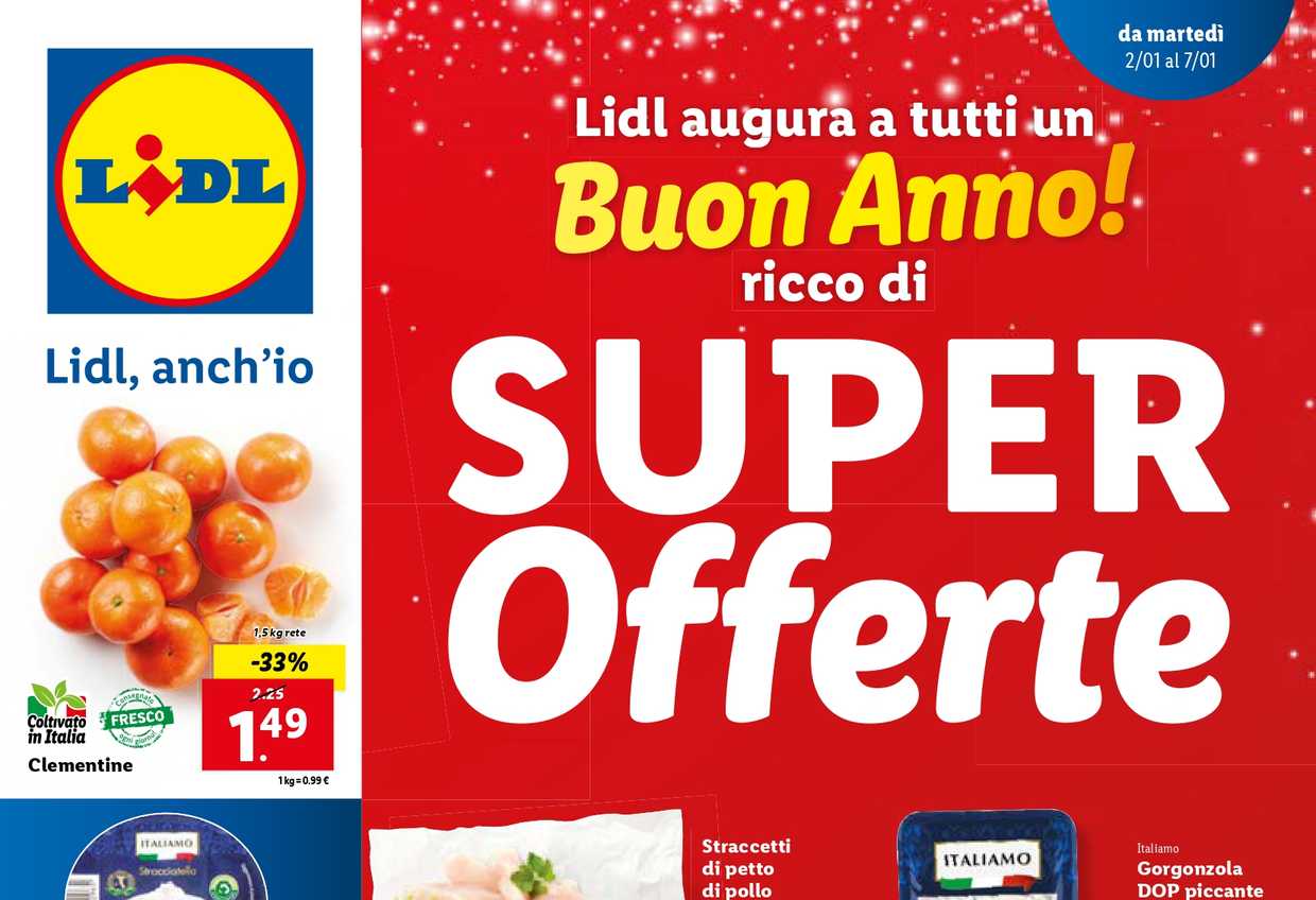 Volantino Lidl Dal 2 Al 7 Gennaio 2024 Le Offerte In Anteprima Della