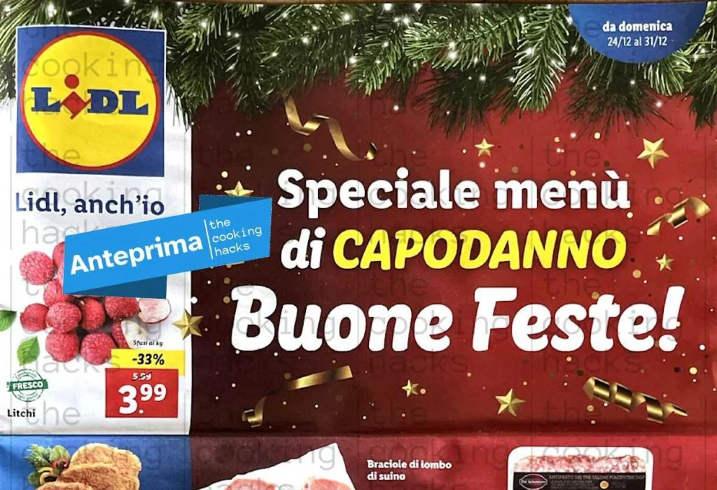 Volantino Lidl dal 24 al 31 dicembre 2023, l'anteprima con le